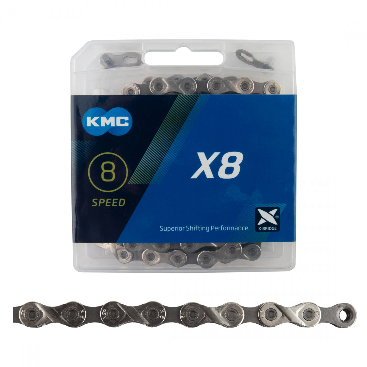 KMC X8 8 Speed Chain (Works with 5,6,7&8 Speeds)