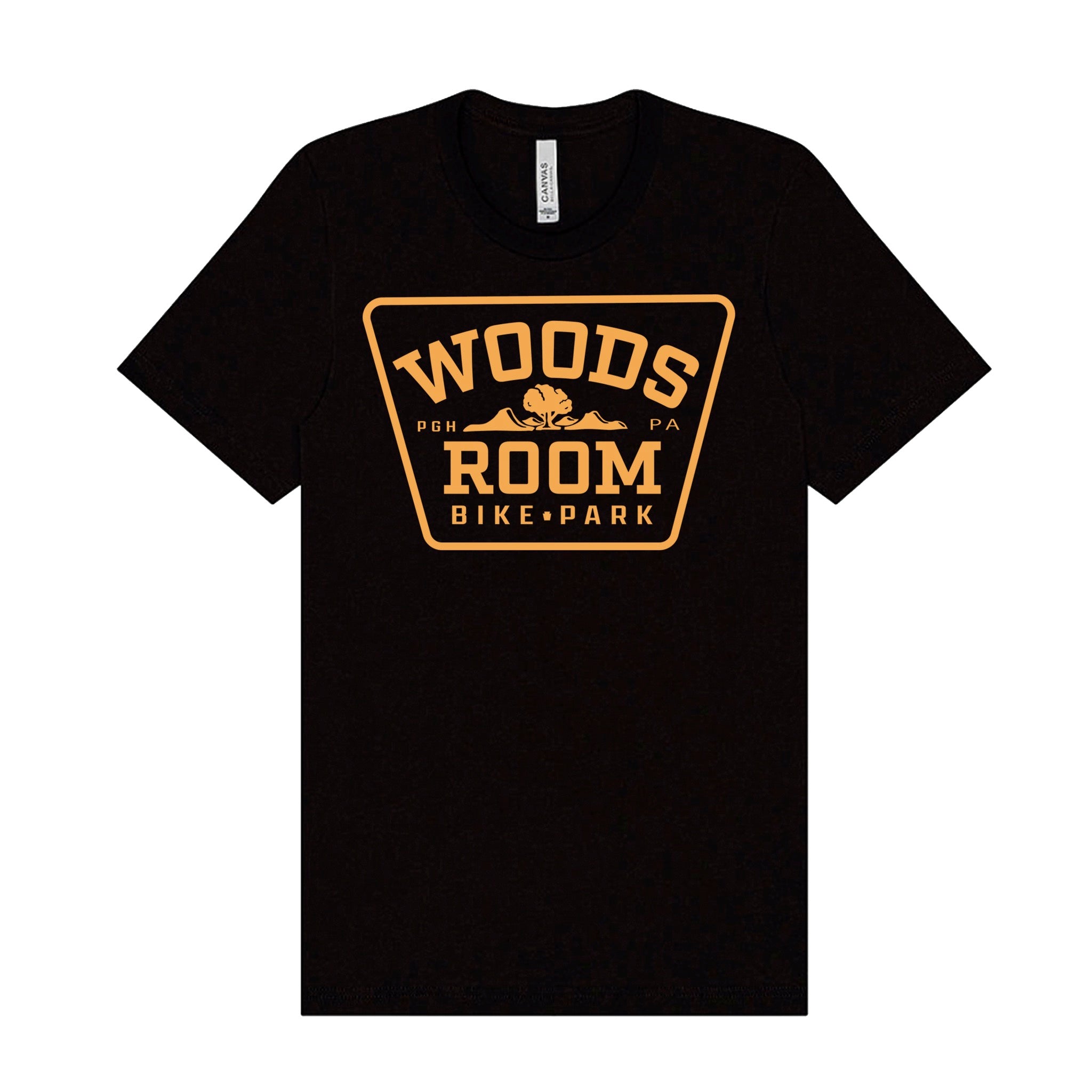 Woods Room Shield Black T-Shirt