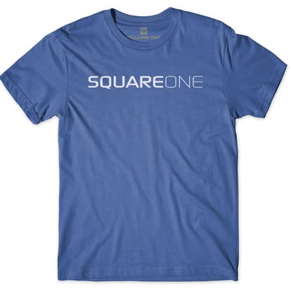 Square One Clean Text T-shirt