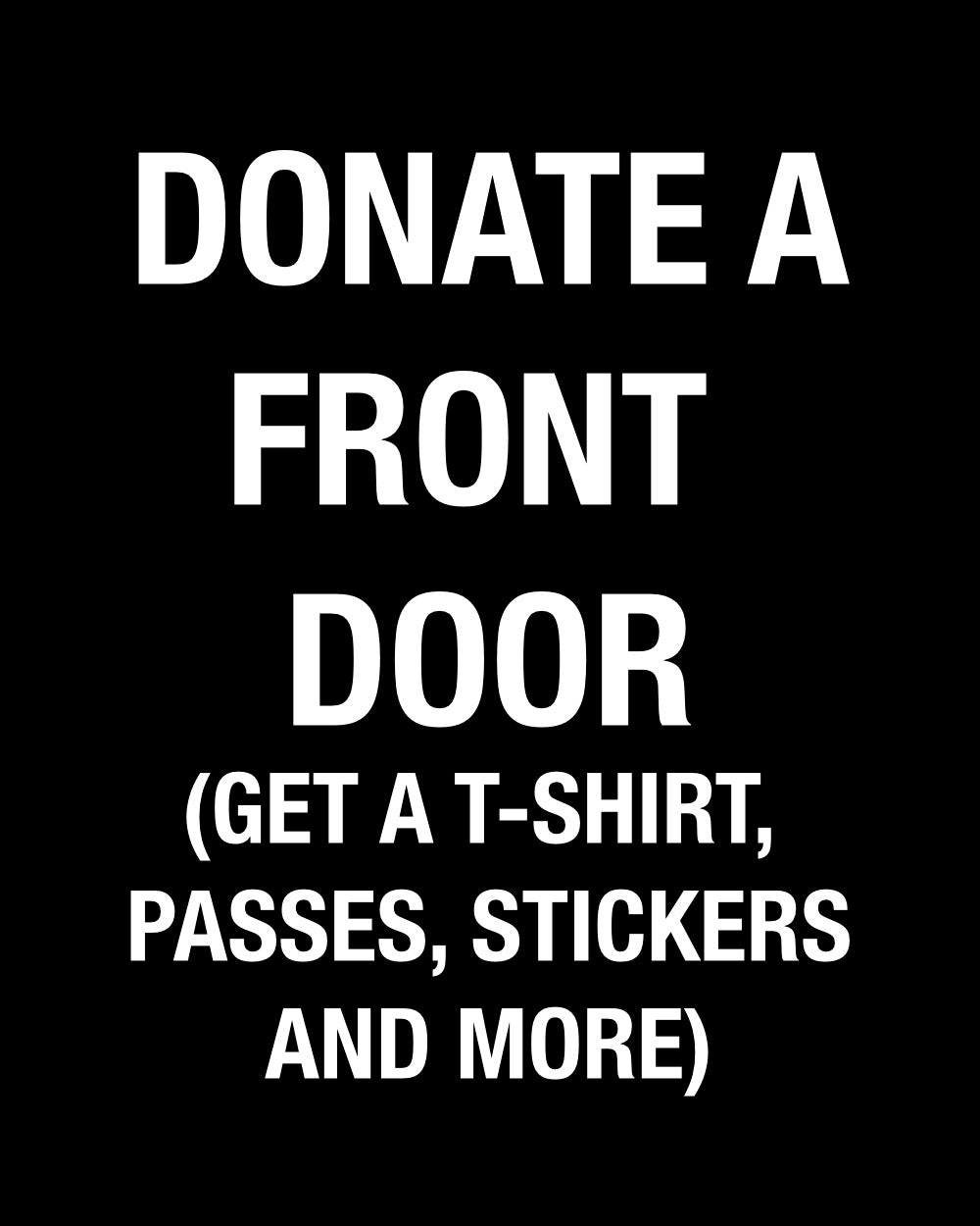 Donate a Front Door