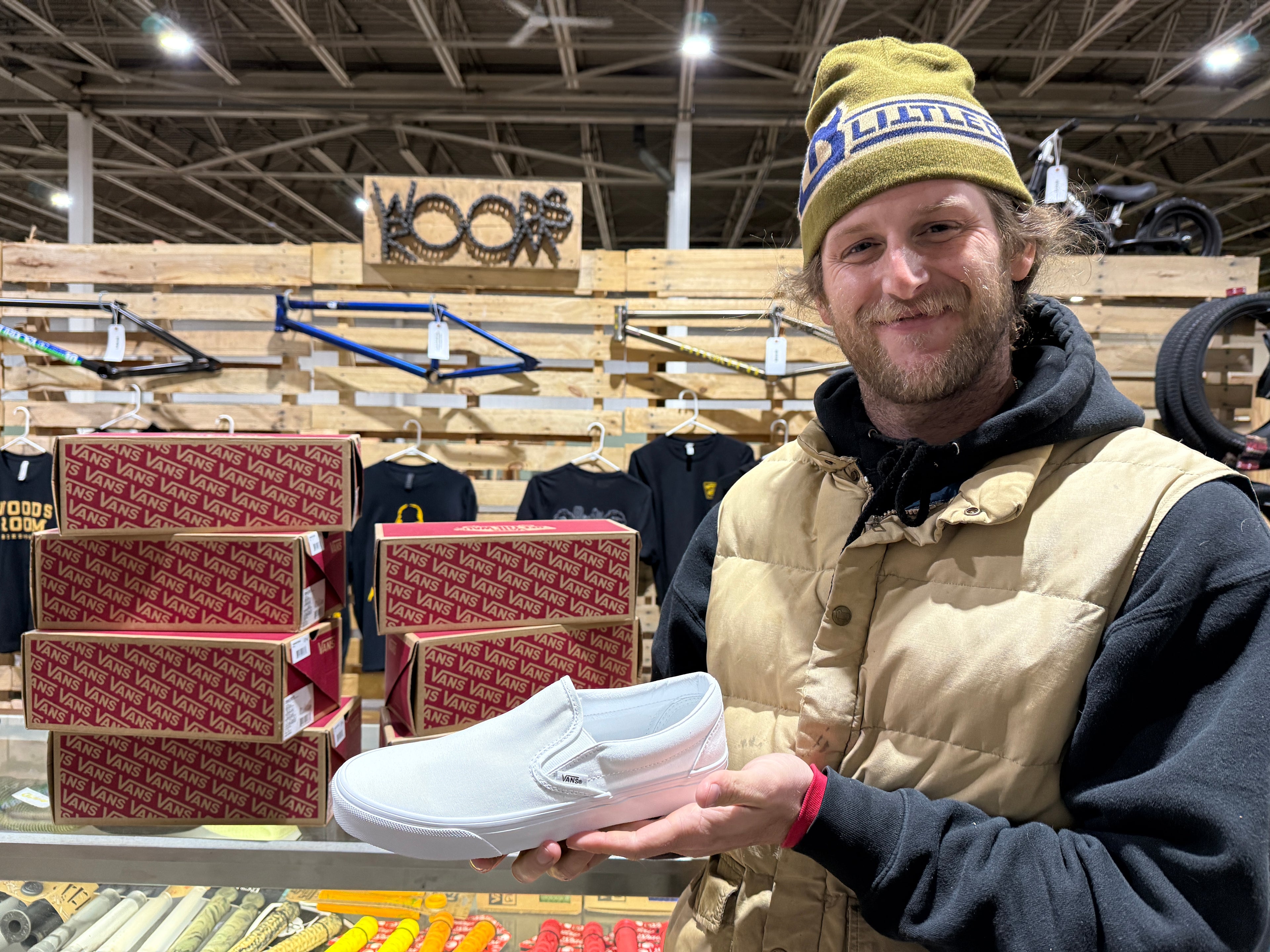 Mason Ritter Custom Vans