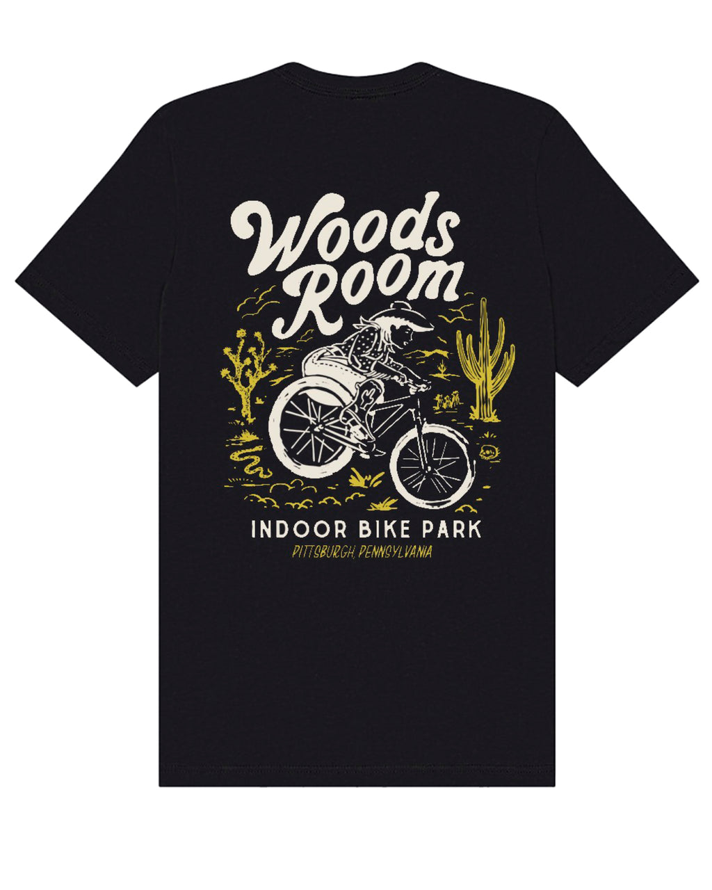 Woods Room Yeehaw Black T-Shirt