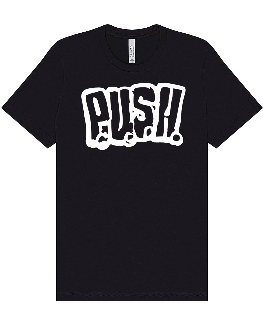 Push Bubble Black T-Shirt