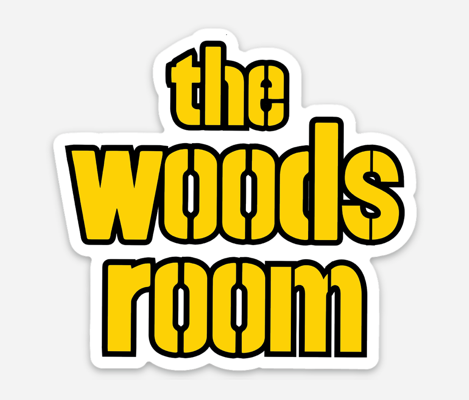 Woods Room Steel Sticker