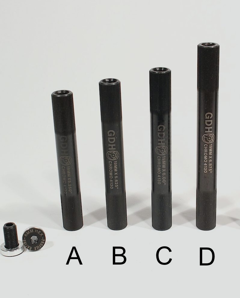 Profile Racing GDH Chromoly Crank Axle (19mm)