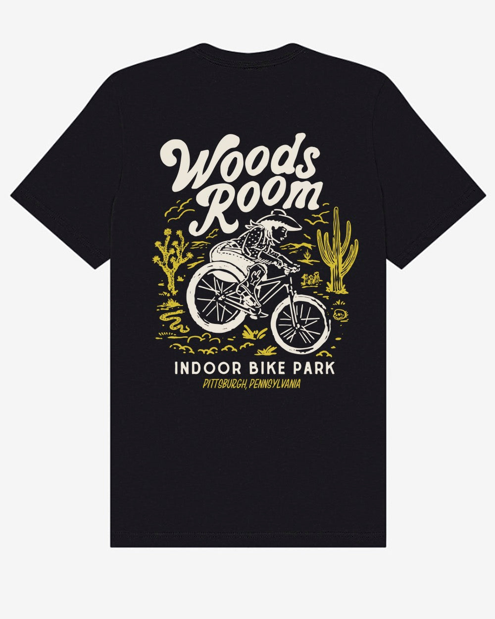 Woods Room Yeehaw Black T-Shirt  (PREORDER)