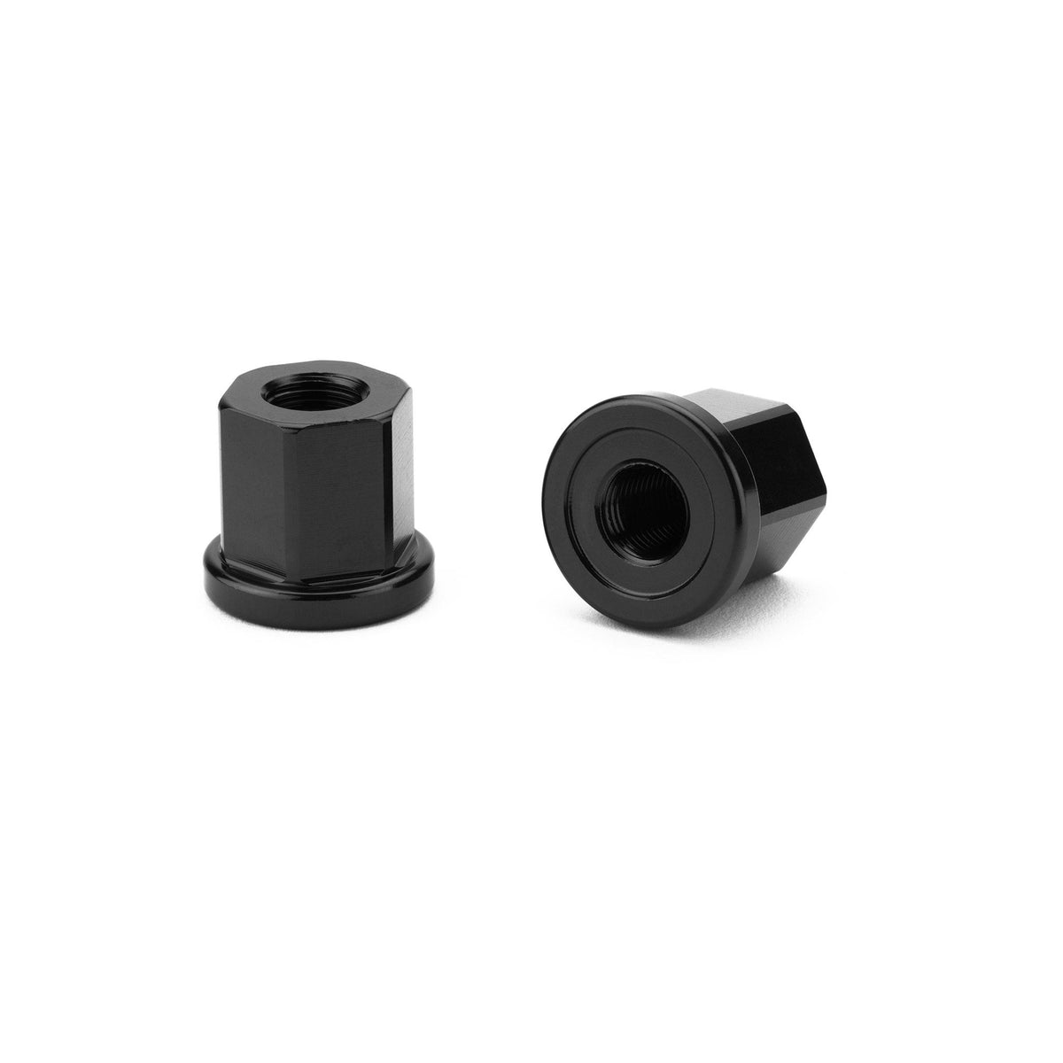 Cinema Axle Nuts Black (3/8")