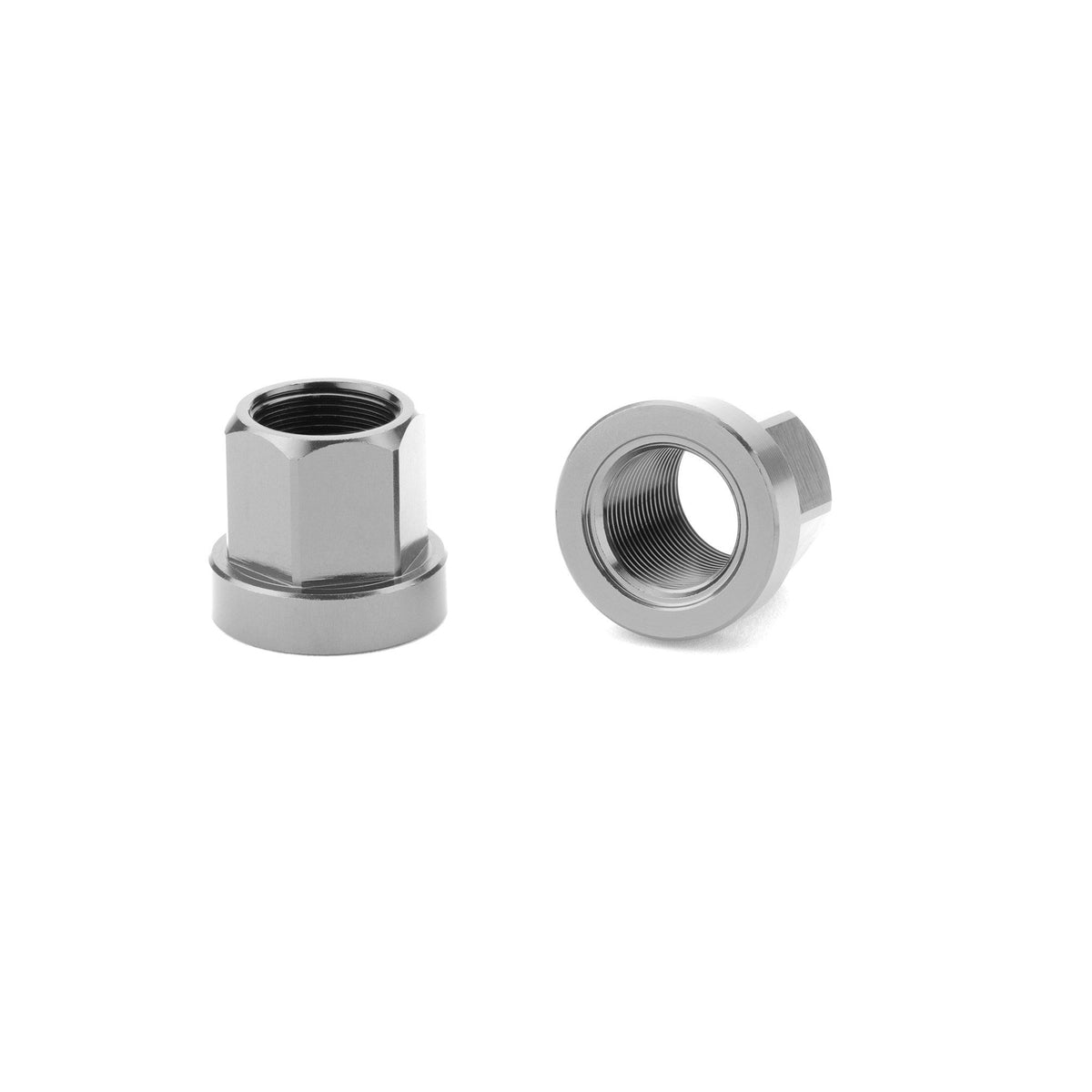Cinema Axle Nuts Silver (14mm)